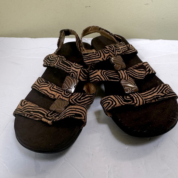Vionic Amber Adjustable Straps Arch Support Sandals Shoes Vegan Eva Orthaheel 6 - Picture 8 of 13